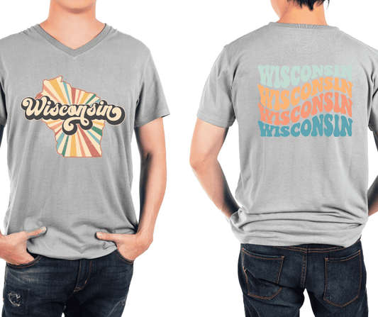 Retro Wisconsin Front and Back