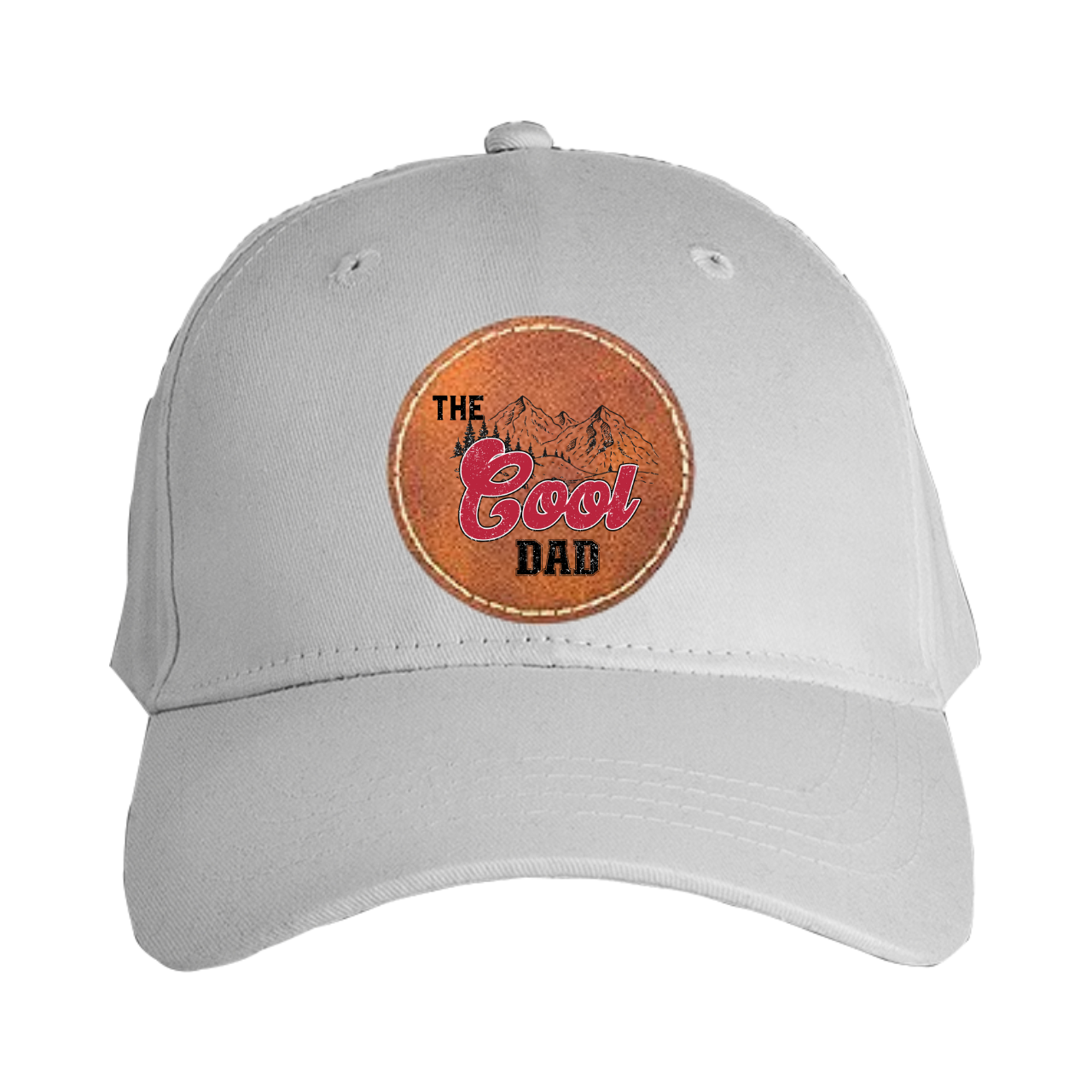 Custom UV Printed  Leather Hat Patch