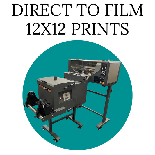 Direct to film prints(DTF) 12X12inch prints