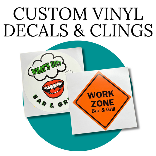 Vinyl Decal and Vinyl Static Clings