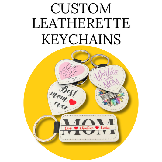 Custom Leatherette KeyChains