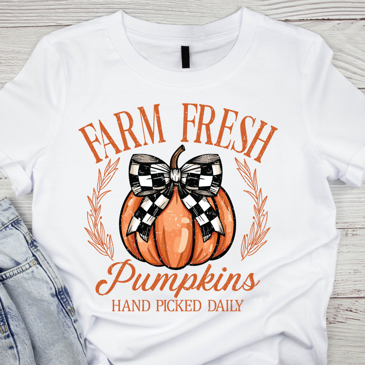 Farm Fresh Pumpkins Retro