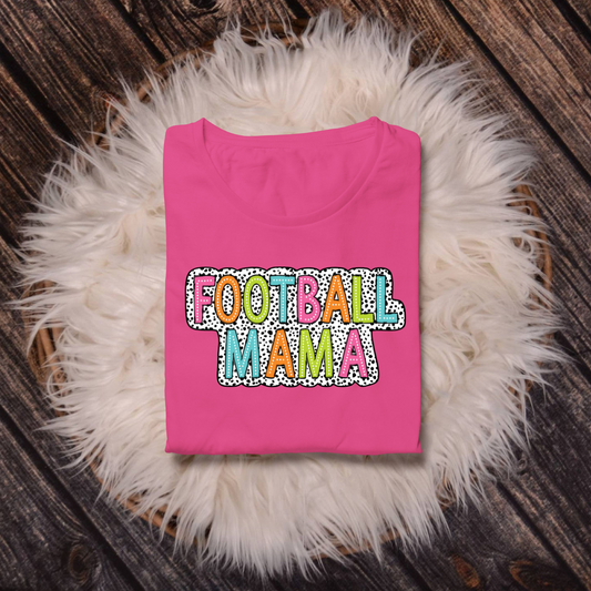 Football Mom/Mama Bright Dalmation