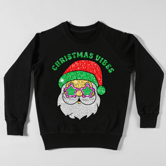 Glitter Santa-Christmas Vibes