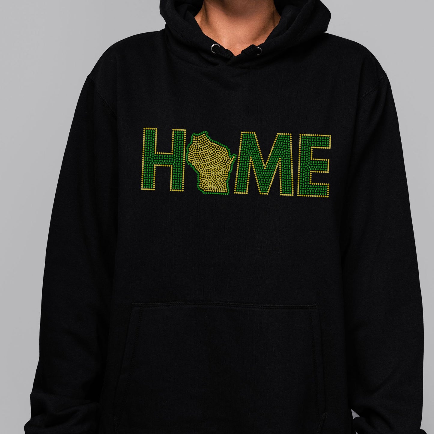 Custom Spangle Hoodie- Your State Your City