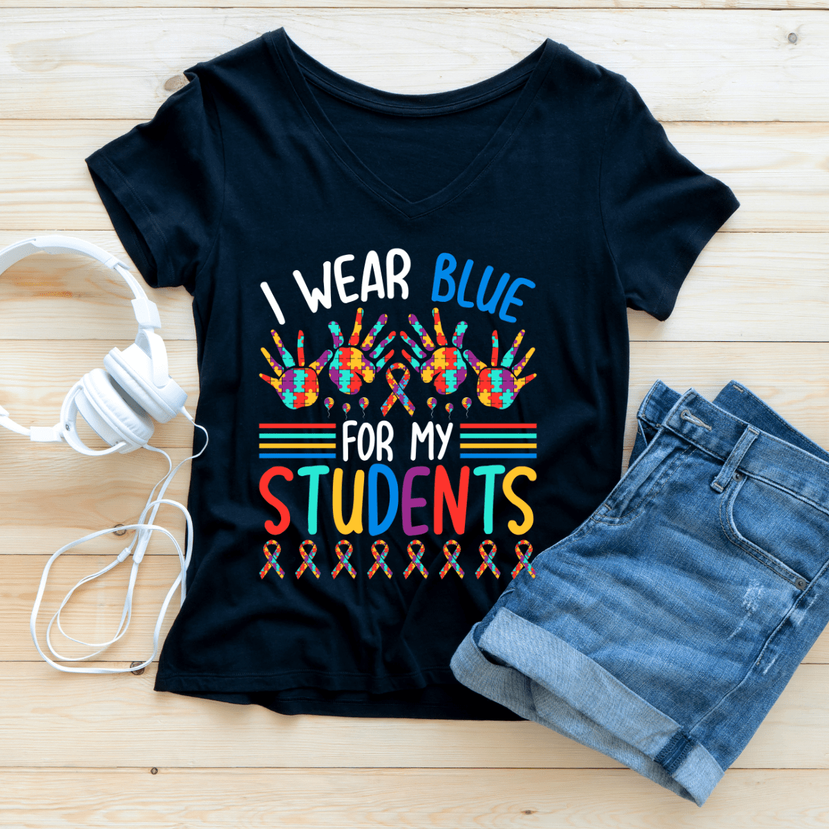 I Wear Blue For My Students