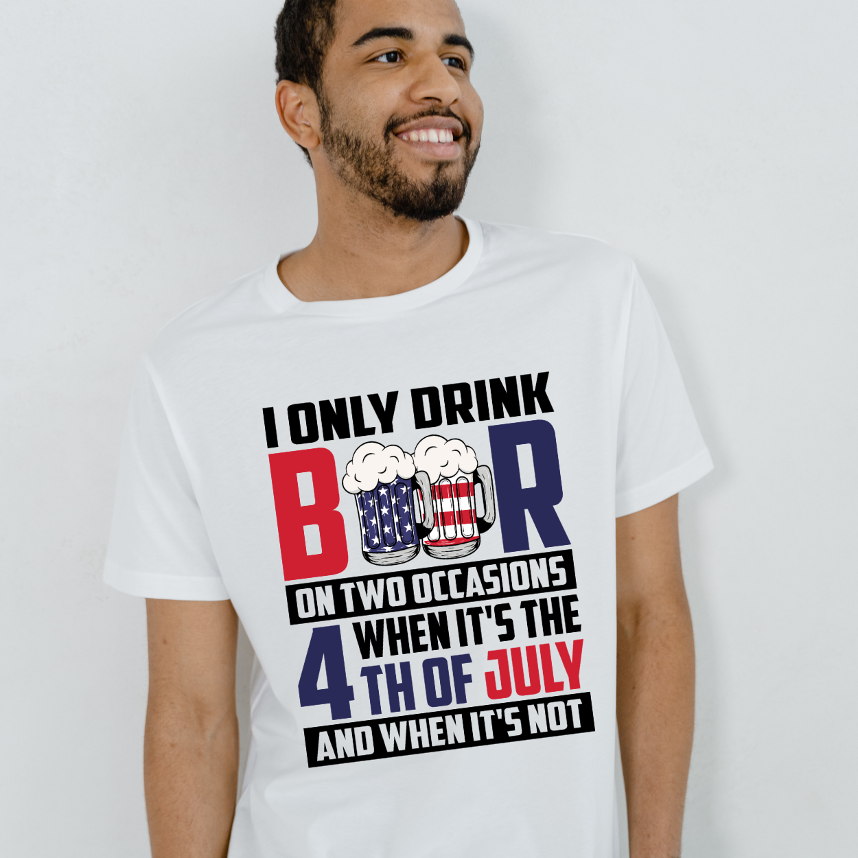 I Only Drink Beer On Two Occasions When It's The Fourth Of July And When It's Not