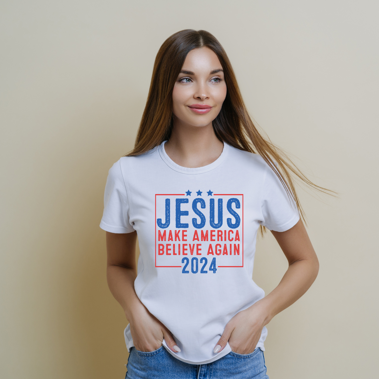 Jesus 2024 Make America Believe Again