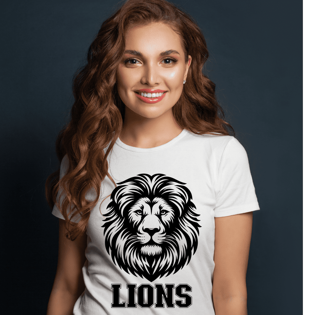 Lions Collegiate Font – Color Custom Prints