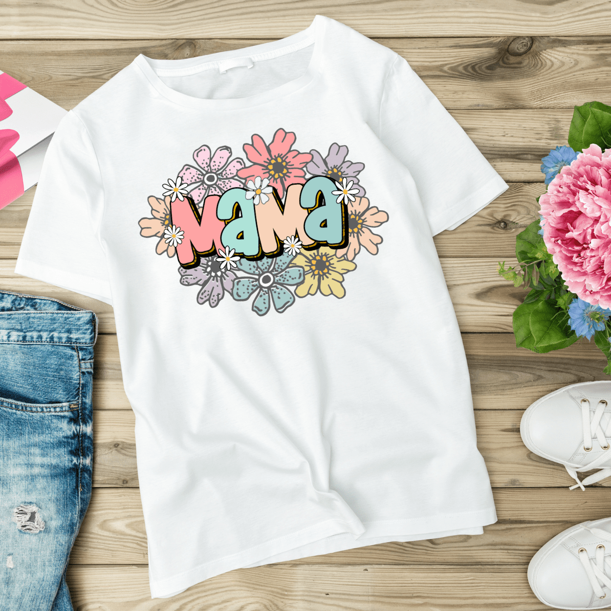 Mama Retro Flowers