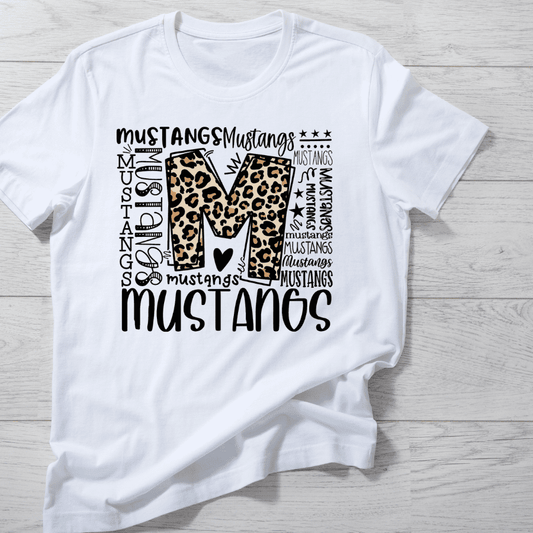 Mustangs Typography