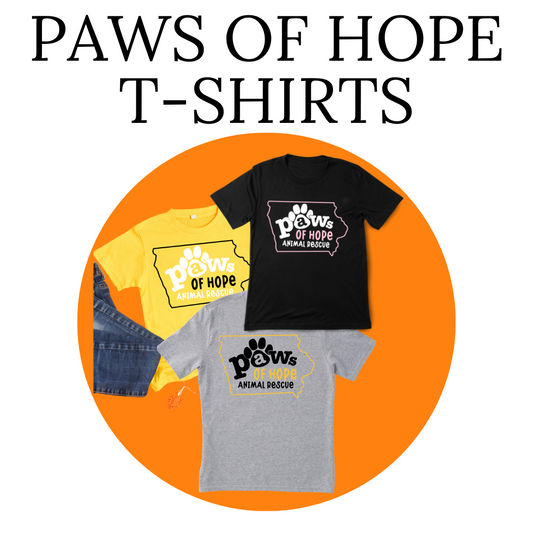 Paws Of Hope Fundraiser T- shirt