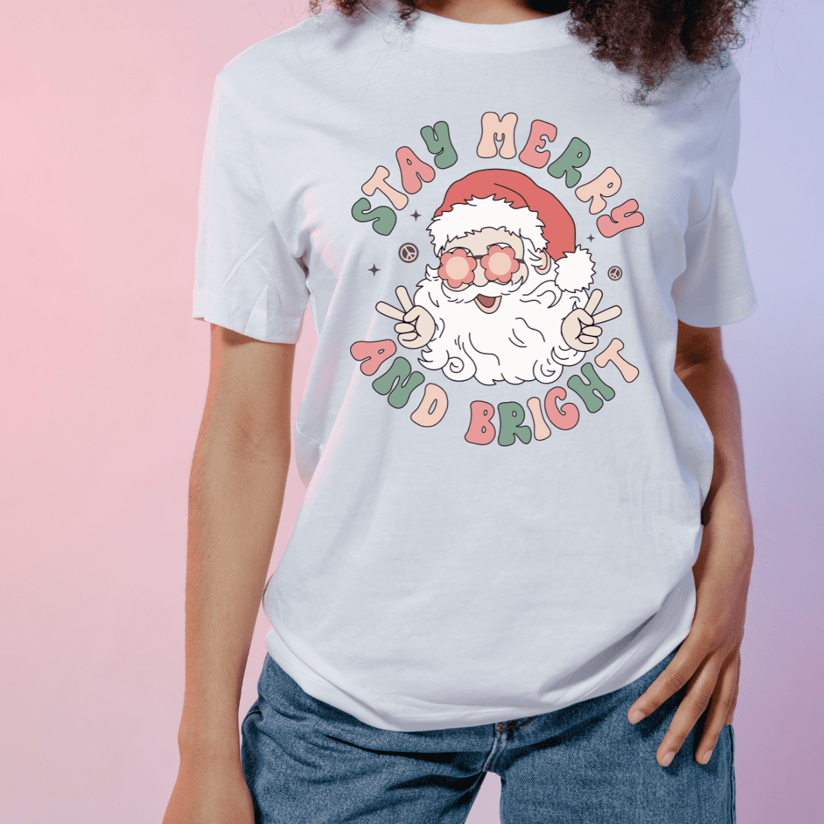 Stay Merry And Bright Retro