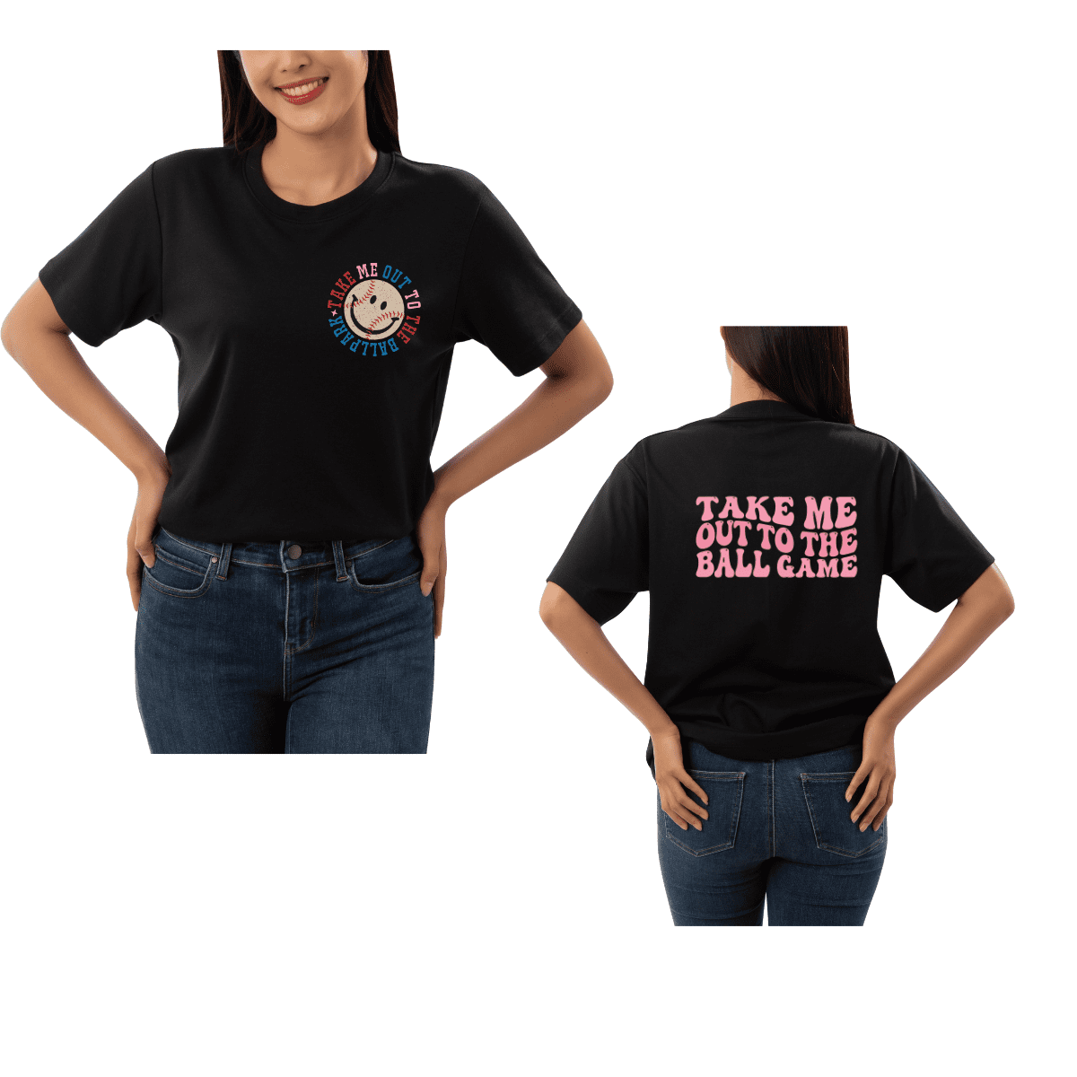 Take Me Out To The Ball Game With Pocket Print