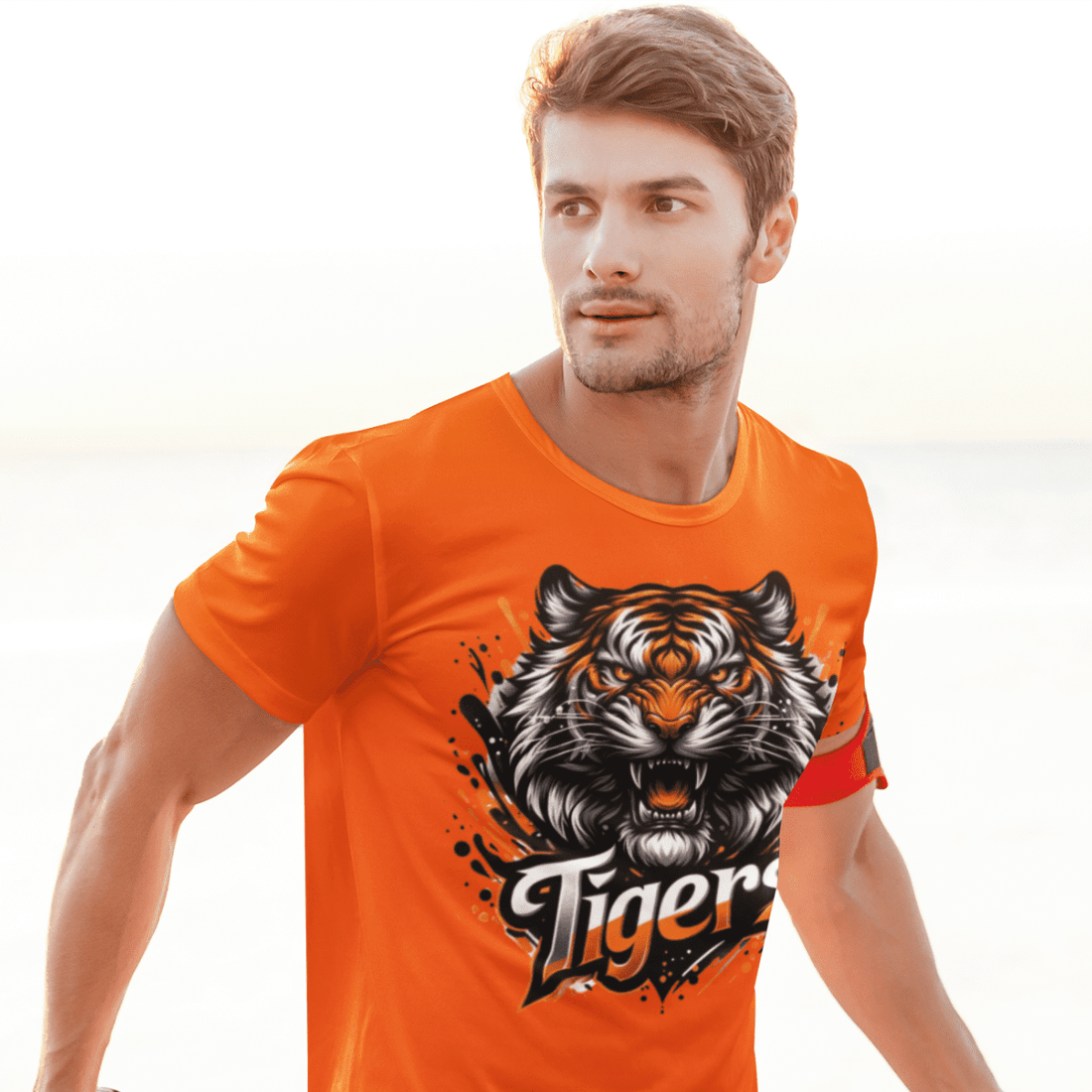 Tigers White And Orange Font – Color Custom Prints