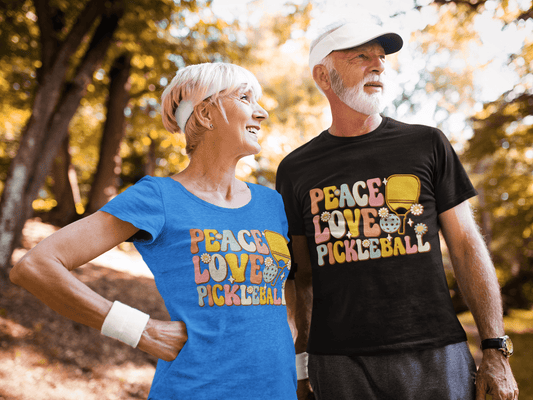 Peace Love Pickleball Retro